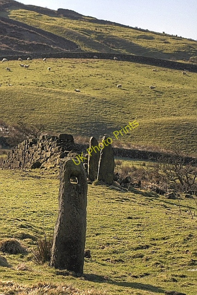 Photo 6"x4" Gateposts, Danby Dale Ainthorpe c2010