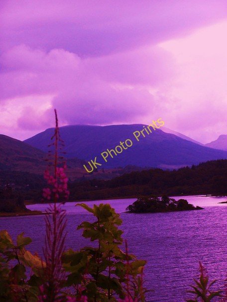 Photo 6"x4" View from Loch Awe Hotel grounds Lochawe c2009