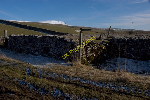 Photo 6"x4" Track junction under Hornsey Hill, Selside Selside\/SD7875 c2010