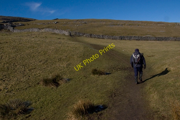 Photo 6"x4" Climbing up to Sulber Horton in Ribblesdale c2010