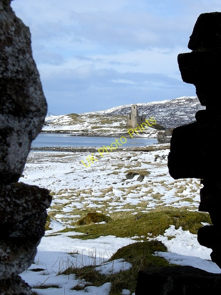 Photo 6"x4" Ardvreck from Calda House Inchnadamph c2010
