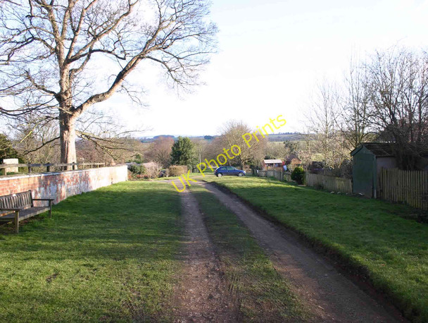 Photo 6"x4" Green lane by St Mary's Church, Preston on Stour Preston on Stour c2010
