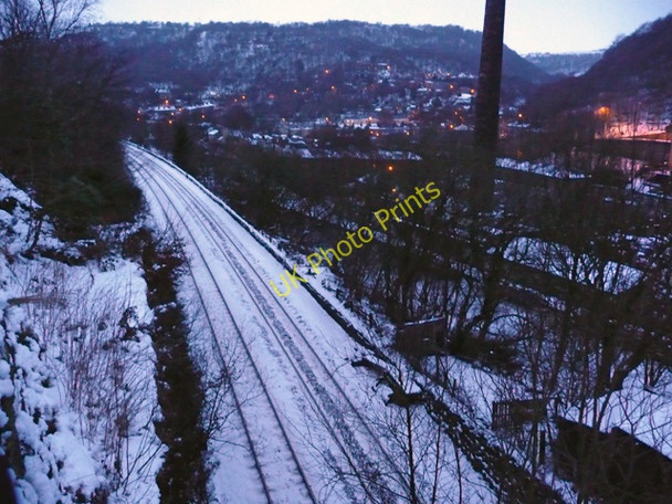 Photo 6"x4" Railway line west of Weasel Hall Tunnel, Hebden Bridge Hebden Bridge c2010