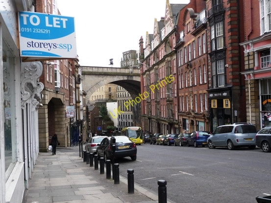 Photo 6"x4" Railway bridge at the bottom of Dean Street Newcastle upon Tyne c2010