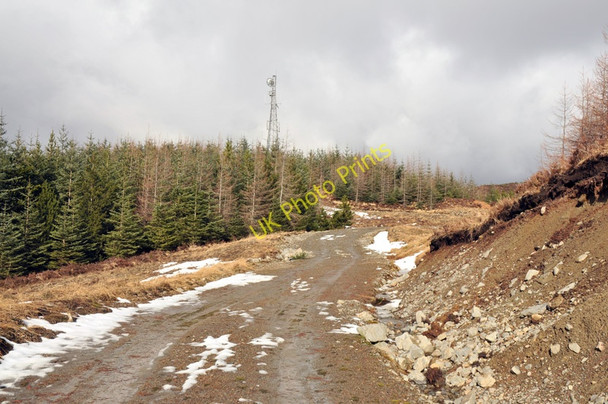 Photo 6"x4" Track and transmitter near Loch Crann Abhainn Dubh\/NH0757 c2010