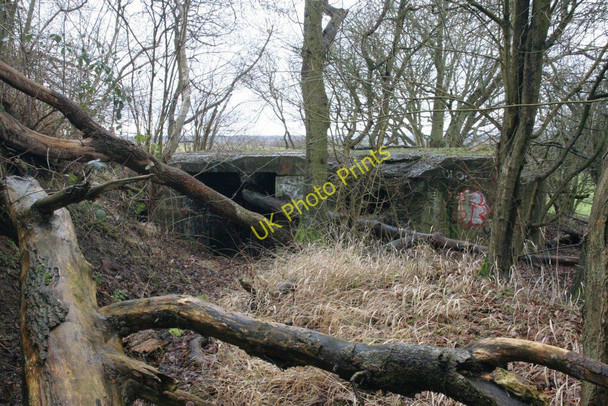 Photo 6"x4" Entrance to the pillbox Little Heath\/SU6573 c2010
