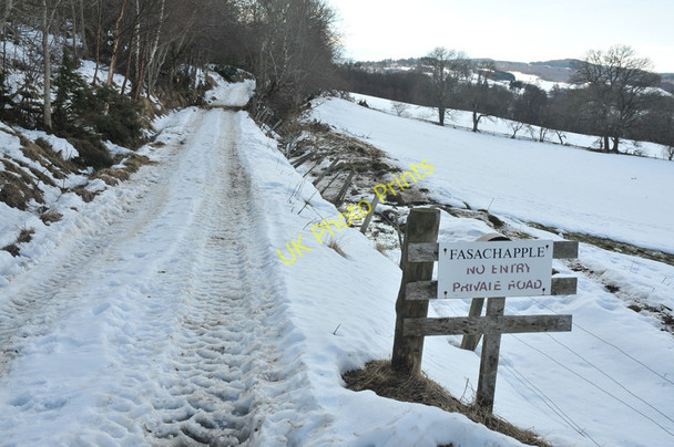 Photo 6"x4" Private farm road to Faschapple Newtonhill\/NH5743 c2010