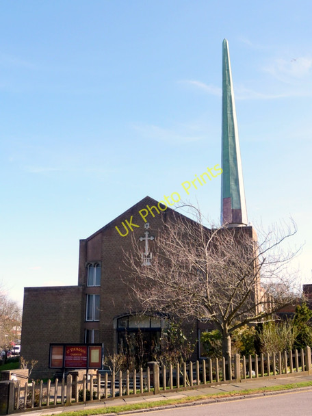 Photo 6"x4" St Thomas's Church, Oakwood, London N14 Southgate\/TQ3094 c2010