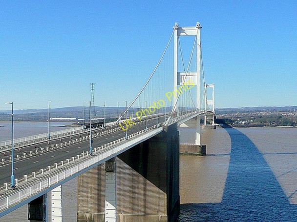 Photo 6"x4" The Severn Suspension Bridge Aust\/ST5789 c2010