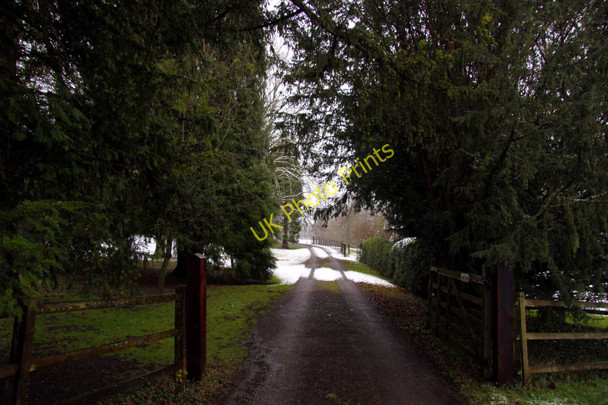 Photo 6"x4" Driveway to Glebe House West Hendred c2010