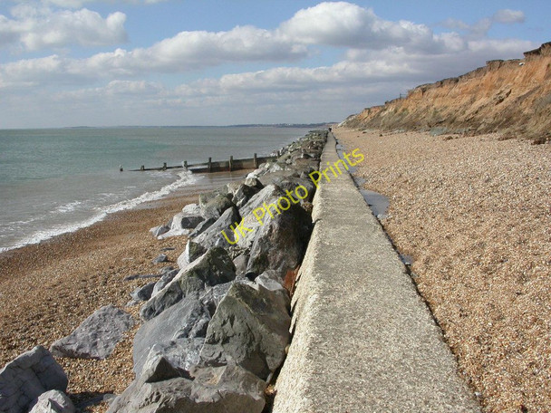 Photo 6"x4" Milford on Sea, sea defences Milford on Sea c2010