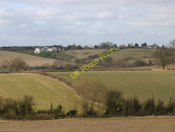 Photo 6"x4" View NNW from the footpath to Meadow Court Farm Wasperton c2010
