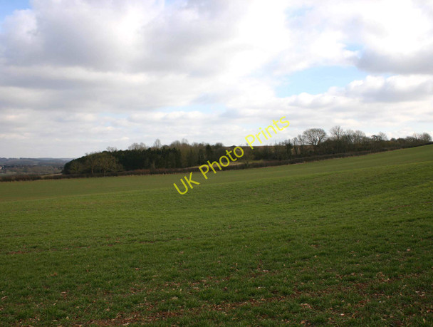 Photo 6"x4" Copdock Hill from near Daisy Hill Farm Wasperton c2010