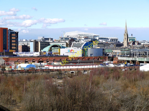Photo 6"x4" Newcastle from platform of Redheugh Bridge Newcastle upon Tyne c2010