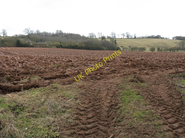 Photo 6"x4" Fieldscape Near Brimfield Hill Stony Cross\/SO5466 c2010