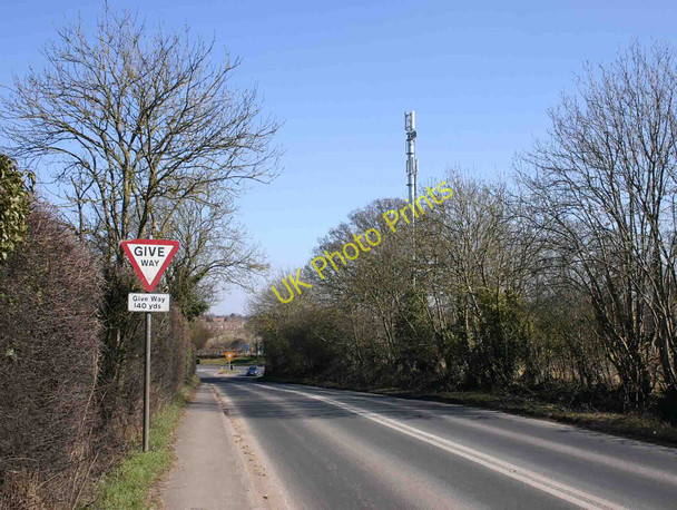 Photo 6"x4" Mobile phone mast on Clifford Lane, Stratford-upon-Avon Stratford-upon-Avon c2010