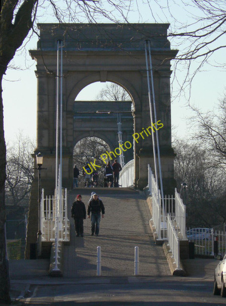 Photo 6"x4" Wilford Suspension Bridge West Bridgford c2010