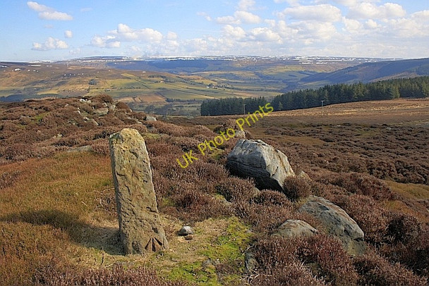 Photo 6"x4" Boundary Stone, Stoney Wicks Chop Gate c2010