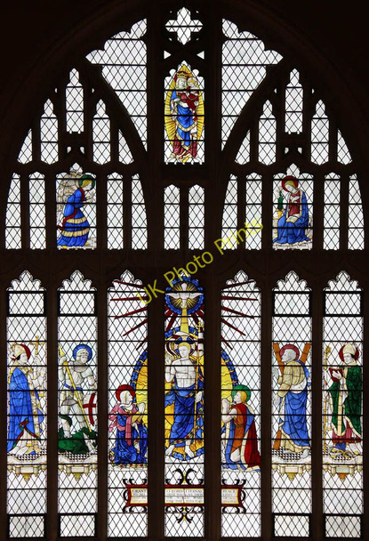 Photo 6"x4" St Benedict's Ealing Abbey, Charlbury Grove, London W5 - Window Ealing c2010