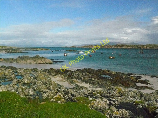 Photo 6"x4" St. Ronan's Bay and View to Mull from near jetty, Iona Baile M\u00f2r c2007