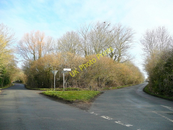 Photo 6"x4" Fork at Bourton End Bourton\/SU2387 c2010