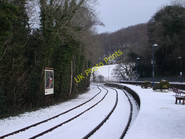 Photo 6"x4" Snow at Bodmin Parkway Bofarnel c2010