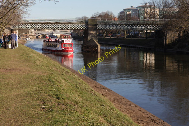 Photo 6"x4" River Ouse and Scarborough Bridge, York York\/SE5951 c2010