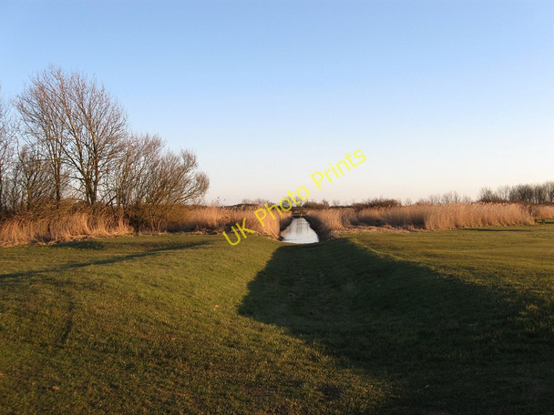 Photo 6"x4" Drain, Cooden Beach Golf Course Norman's Bay c2010