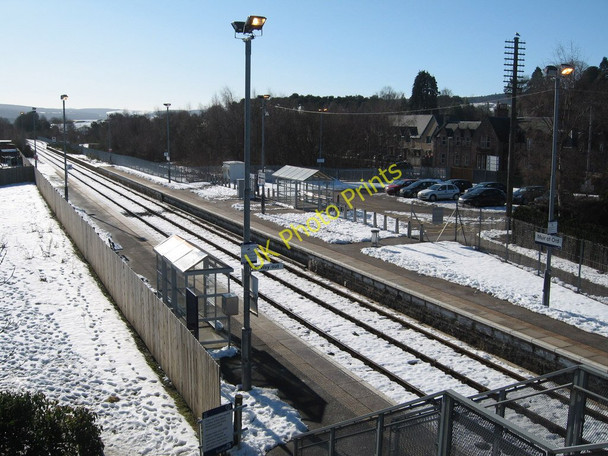 Photo 6"x4" Muir of Ord railway station and car park Muir of Ord c2010