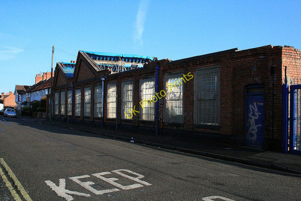 Photo 6"x4" Semi-demolished mill on Bennett Street Long Eaton c2010