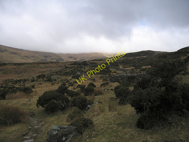 Photo 6"x4" Diffwys ridge in cloud Caerdeon c2010