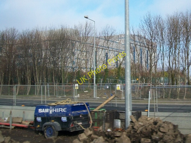 Photo 6"x4" View across roadworks to Hangar 6 at Dublin Airport Swords c2010