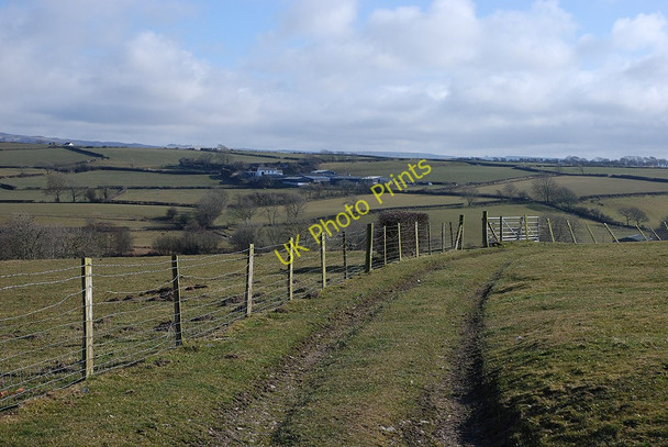 Photo 6"x4" Track to Blaencarrog farm Llanddeiniol c2010