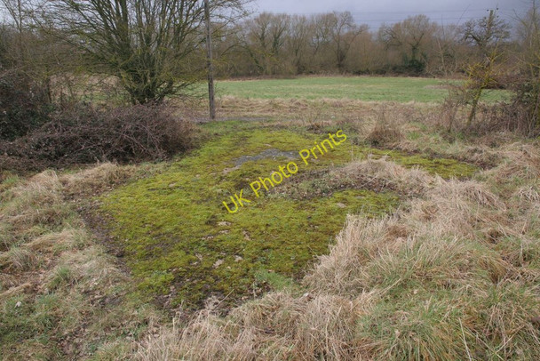 Photo 6"x4" Base of a pillbox Malpas\/SU6372 c2010