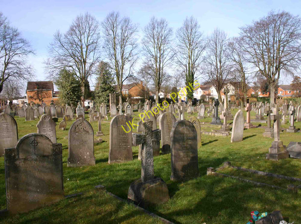 Photo 6"x4" Milverton Cemetery, Old Milverton Road, Leamington Spa Royal Leamington Spa c2010