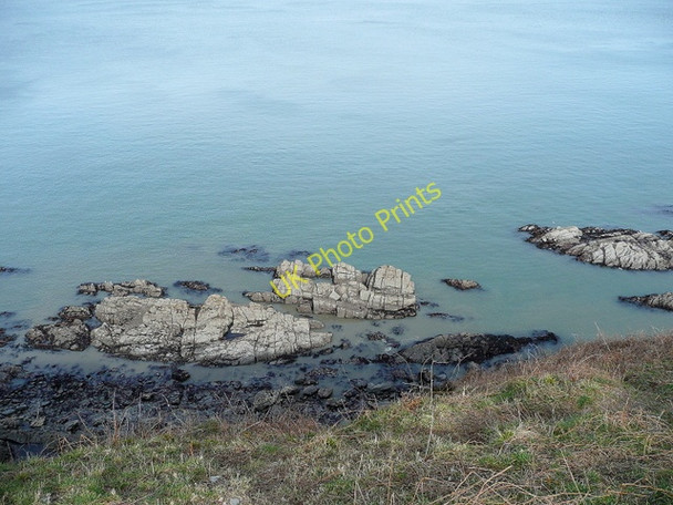 Photo 6"x4" Rocks at Shag Point Lee\/SS4846 c2010