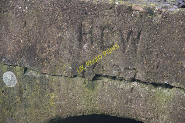 Photo 6"x4" Close up of the date Sulham c2010