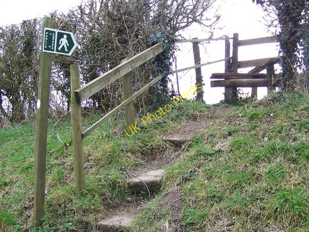 Photo 6"x4" Steps and stile, Ashmore Ashmore\/ST9117 c2010