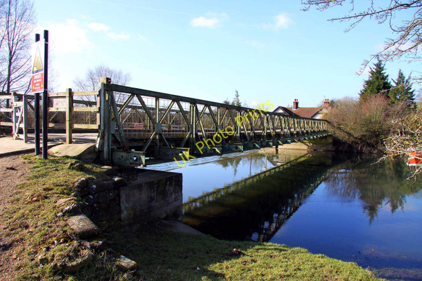 Photo 6"x4" Bailey Bridge over Fiddler's Island Stream Oxford\/SP5106 c2010