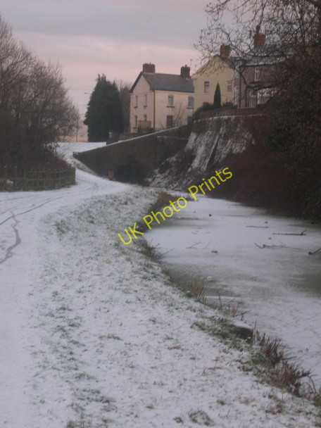 Photo 6"x4" Snow and Ice on the Canal Newport\/Casnewydd c2010