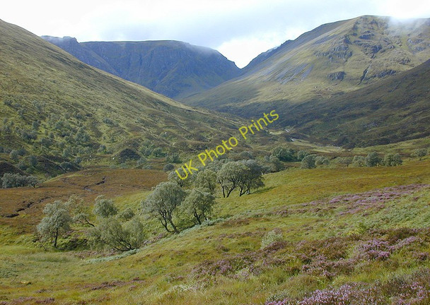 Photo 6"x4" View up Coire Ardair Aberarder c2002