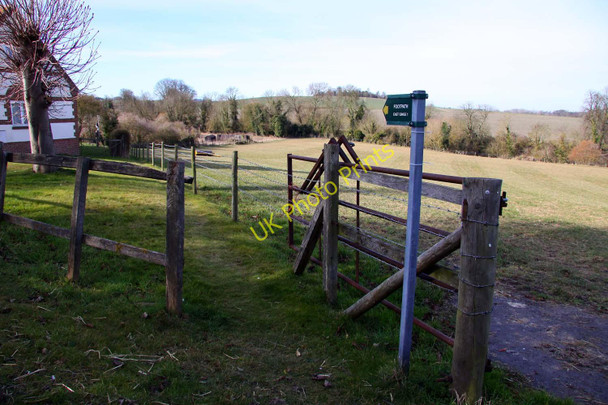 Photo 6"x4" The footpath to East Ginge East Ginge c2010