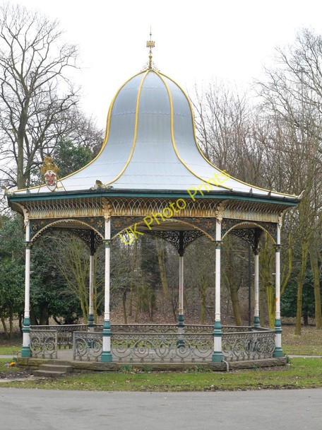 Photo 6"x4" Bandstand, Exhibition Park Newcastle upon Tyne c2010