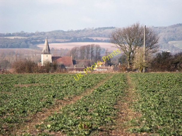 Photo 6"x4" Over the brassica fields to Bosham, West Sussex Bosham Hoe c2010