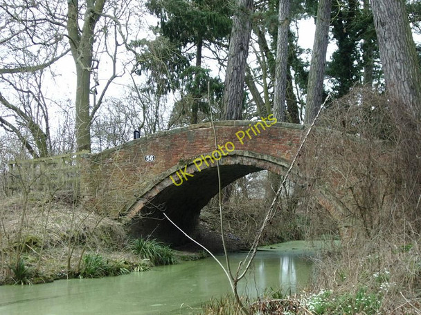 Photo 6"x4" Bridge 56, disused canal near Brownsover Rugby c2010