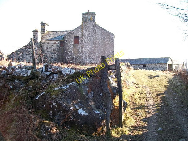 Photo 6"x4" View south towards Ystum-cegid-ganol farmhouse Rhoslan c2010