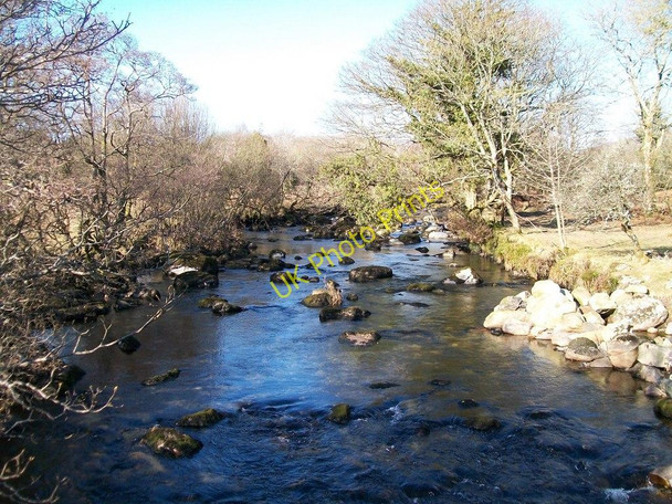Photo 6"x4" Afon Dwyfor above the footbridge Rhoslan c2008