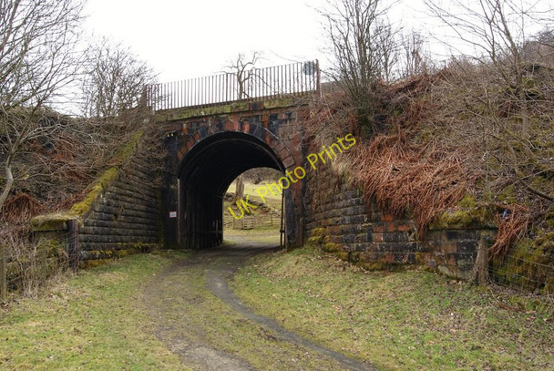 Photo 6"x4" Railway Bridge on Old Parish Road Cumbernauld Village c2010