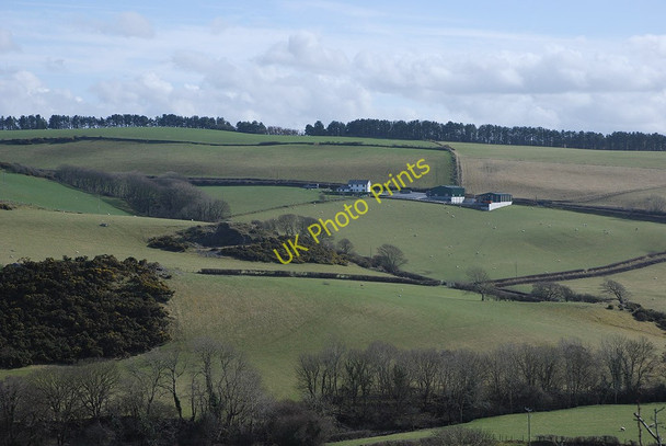 Photo 6"x4" Fields around Gilfachfael farm Llanddeiniol c2010