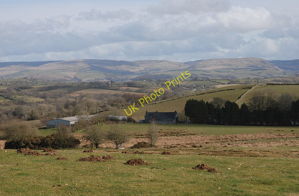Photo 6"x4" Field near Brynwichell Blaenpennal c2010
